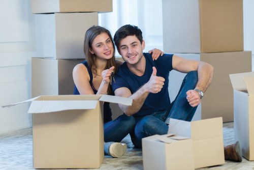 Van loading service in Brixton with secure packing