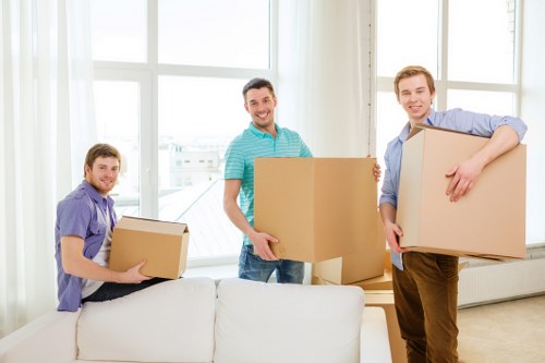 Professional removal truck service in Brixton